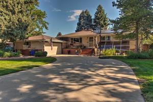 a driveway in front of a house at Private Lake Home with Large Yard in Denver! in Denver