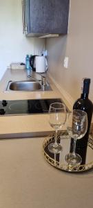 Kuchnia lub aneks kuchenny w obiekcie Apartamenty Przy Porcie 54m2 oraz 31m2 z Tarasem