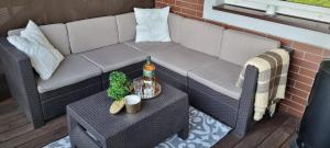 Część wypoczynkowa w obiekcie Apartamenty Przy Porcie 54m2 oraz 31m2 z Tarasem