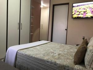 Cama ou camas em um quarto em Suites Bouganville ( casa 2)