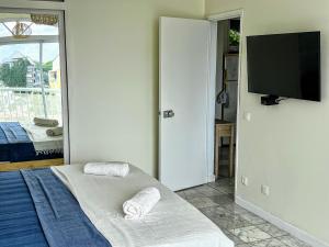 Voodi või voodid majutusasutuse TAHITI - Condo Orovini toas