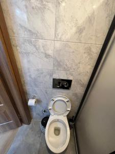 Koupelna v ubytování Hotel Arinna