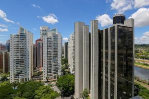 a view of a city with tall buildings at Hotel Transamerica Berrini in Sao Paulo