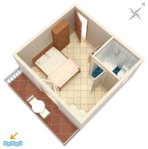 Půdorys ubytování Apartments by the sea Podaca, Makarska - 6745