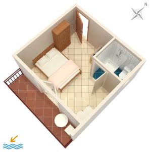 Půdorys ubytování Apartments by the sea Podaca, Makarska - 6745