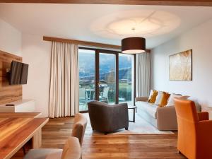 Istumisnurk majutusasutuses Sonja Alpine Resort