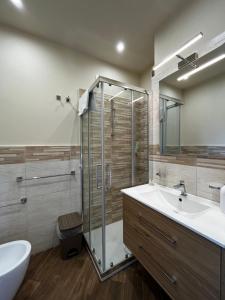 Koupelna v ubytování All’Anoneto B&B