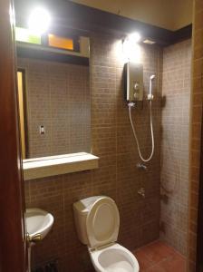 A bathroom at RF ANICETO MANSION
