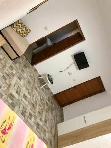an overhead view of a living room with a ceiling at CASA DENIZ in 2 Mai