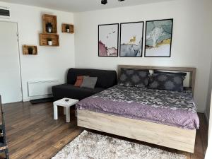 Krevet ili kreveti u jedinici u okviru objekta Apartman Thalia