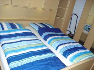 Postel nebo postele na pokoji v ubytování Haus Weiche