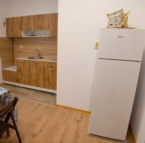 Kuchyň nebo kuchyňský kout v ubytování Панорама + 2 fotografie