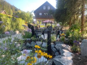Zahrada ubytování Familienpension Obere Juchhe, Ferienwohnung und Zimmer