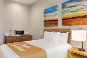 Postel nebo postele na pokoji v ubytování Days Inn & Suites by Wyndham Greater Tomball