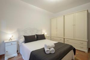 Posteľ alebo postele v izbe v ubytovaní Apartamento Concepción Granada Centro