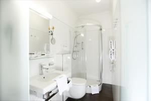Koupelna v ubytování Romantik Hotel Gebhards