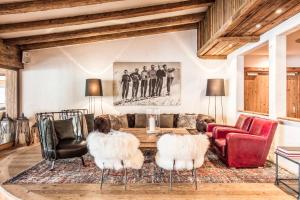 Гостиная зона в Kitzhof Mountain Design Resort