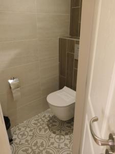 Koupelna v ubytování Hotel MEDITERRANEO