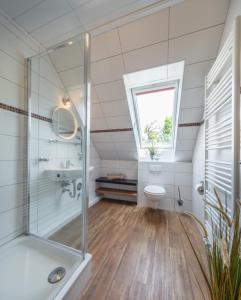 Koupelna v ubytování "Ferienhof Seelust" Ferienwohnung 4