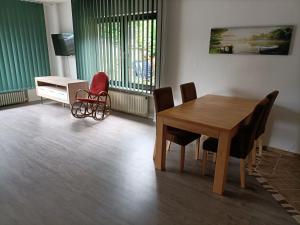 Ein Sitzbereich in der Unterkunft Landhaus Dahlem