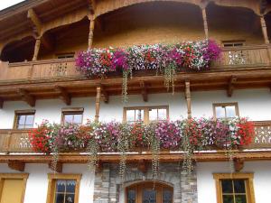 A balcony or terrace at Stegerbauer