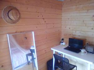 Η κουζίνα ή μικρή κουζίνα στο Coruña Backpackers Hostel
