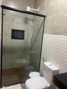 Koupelna v ubytování Pousada Luar do Prata