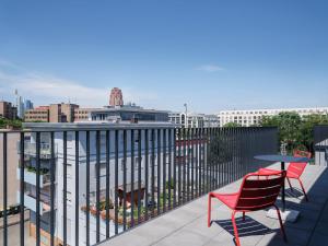 Uma varanda ou terraço em STAYERY Frankfurt Sachsenhausen