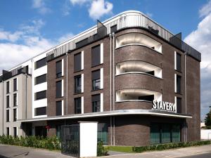 O edifício em que o apart-hotel se localiza