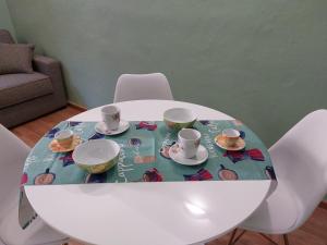 A seating area at 2 Via Fabio Mangone