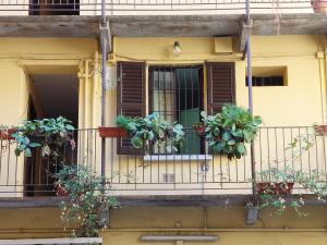A balcony or terrace at 2 Via Fabio Mangone