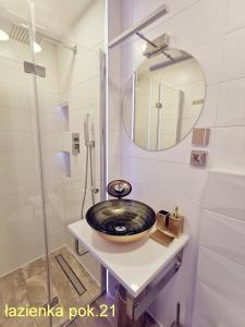 Villa Krysia 50 m do morza的一间浴室