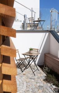 Balkón nebo terasa v ubytování mariaAPPARTMENTS