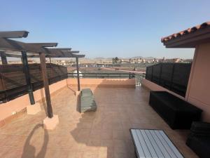 A balcony or terrace at Sun Villa & exclusive stars view