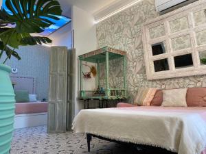 Posteľ alebo postele v izbe v ubytovaní Apartamento Jema El Bajondillo