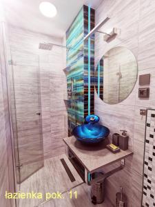 Villa Krysia 50 m do morza的一间浴室