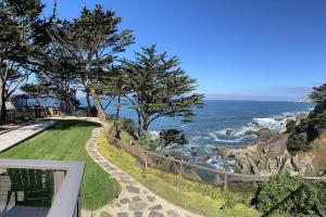 a view of the ocean from a house at Entire Private Coastal Retreat - Spectacular Ocean Views wHot Tub in Montara