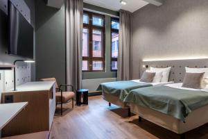 Voodi või voodid majutusasutuse Scandic Helsinki Hub toas