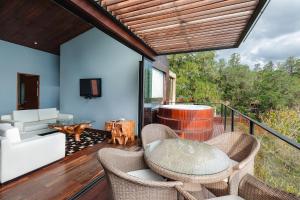 شرفة أو تراس في Luxé Cabañas
