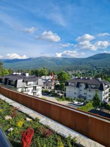 Widok na góry z tego apartamentu
