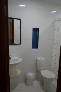 Phòng tắm tại Hotel Primavera Santa Fe