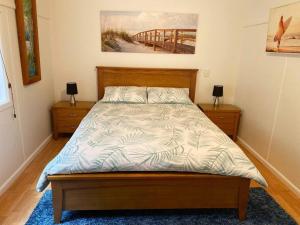 Ένα ή περισσότερα κρεβάτια σε δωμάτιο στο Crescent Head - Killick Glen - a couple's retreat