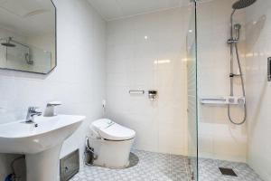 Koupelna v ubytování Buan Tourist Hotel
