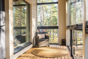 Posezení v ubytování Tuomenkartano Apartments by Hiekka Booking