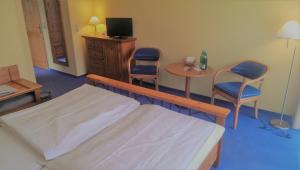 TV a/nebo společenská místnost v ubytování Hotel Heikenberg