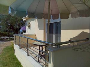 A balcony or terrace at Irina Haus