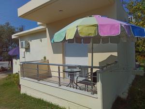 A balcony or terrace at Irina Haus