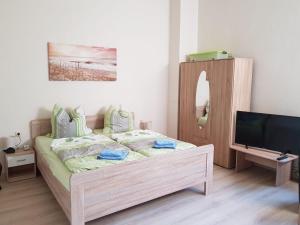 Postel nebo postele na pokoji v ubytování Villa Brockenstürmer