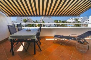 Balkon lub taras w obiekcie LAS CALAS Nice apartment near the sea.