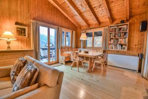 Posezení v ubytování Chalet Arnica